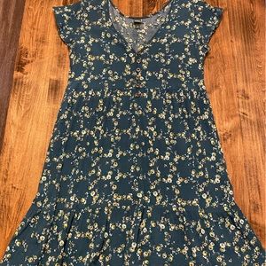 Wild Fable green, floral dress.